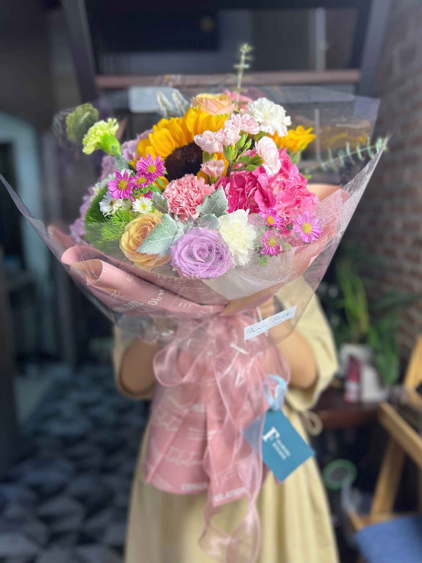 Bouquet of Floral Harmony - Farm-Sook Flowers & Coffee