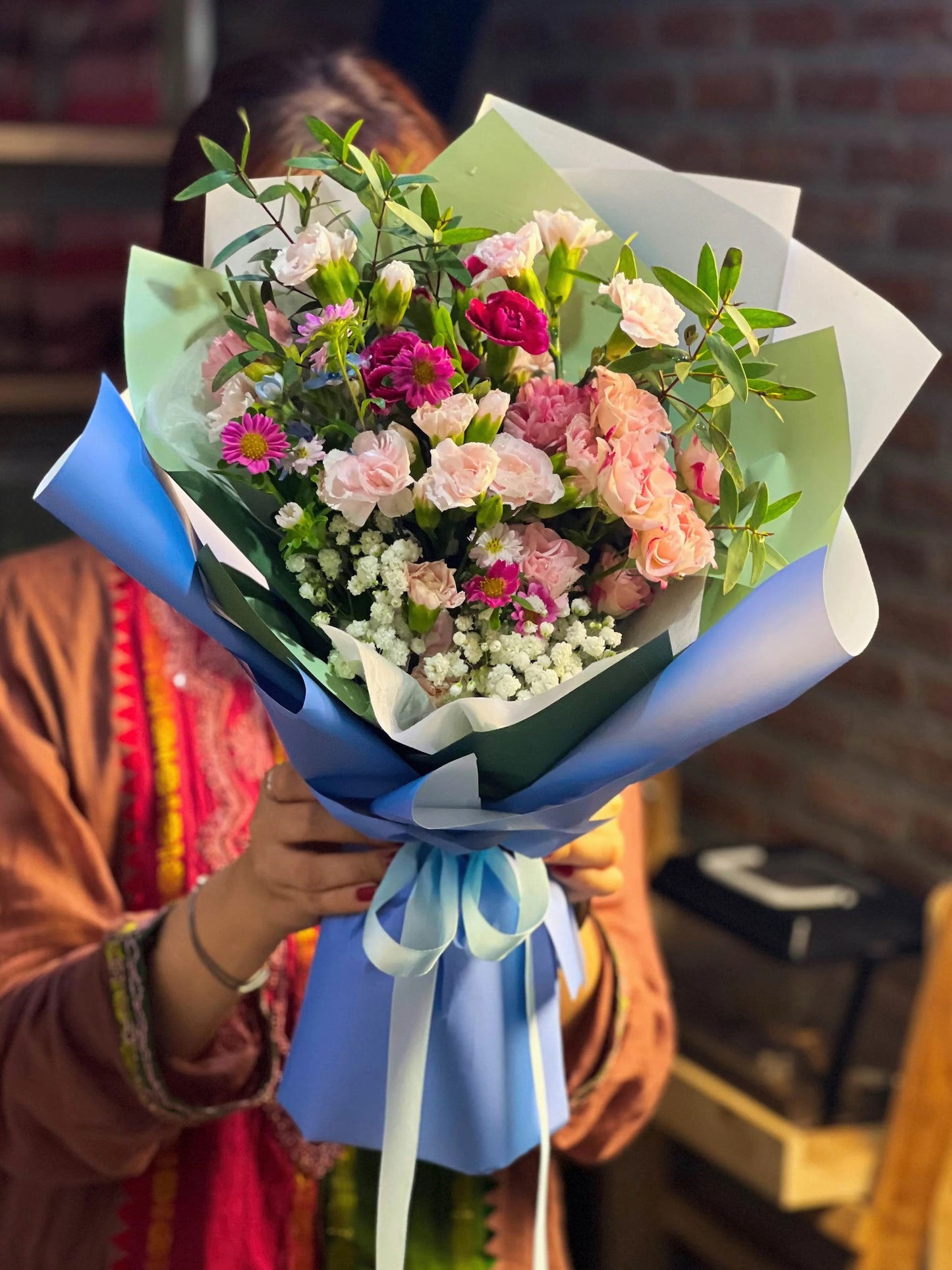 DIY Flower Bouquet 500 Baht - Farm-Sook Flowers & Coffee