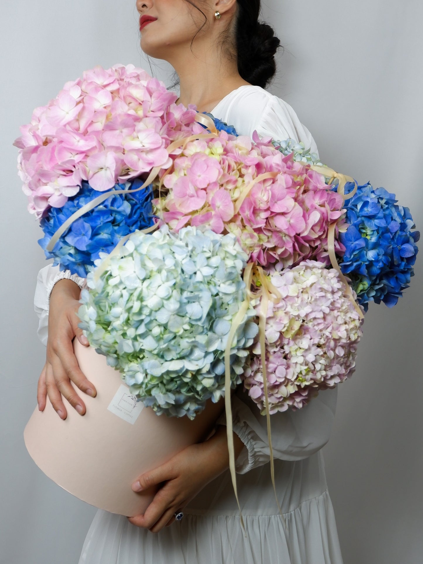 Valentine's Day - Forest Hydrangea Basket - Farm-Sook Flowers & Coffee