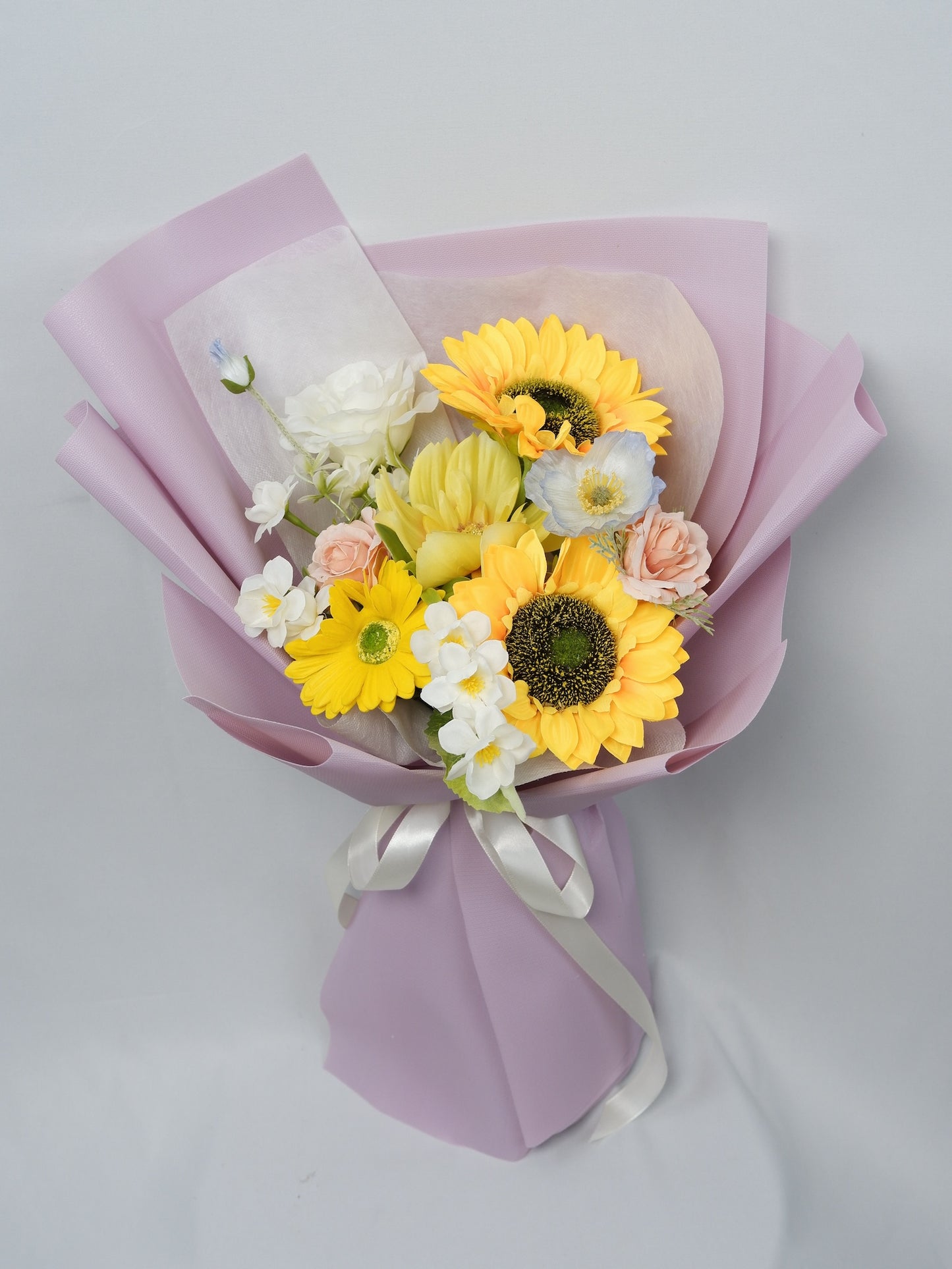 Petal Palette Silk Bouquet - Farm-Sook Flowers & Coffee
