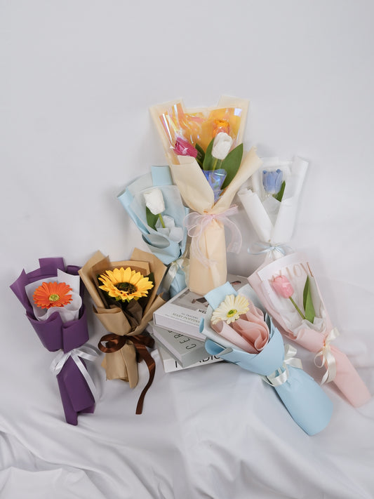 Variety of Single Silk Flowers - Farm-Sook Flowers & Coffee