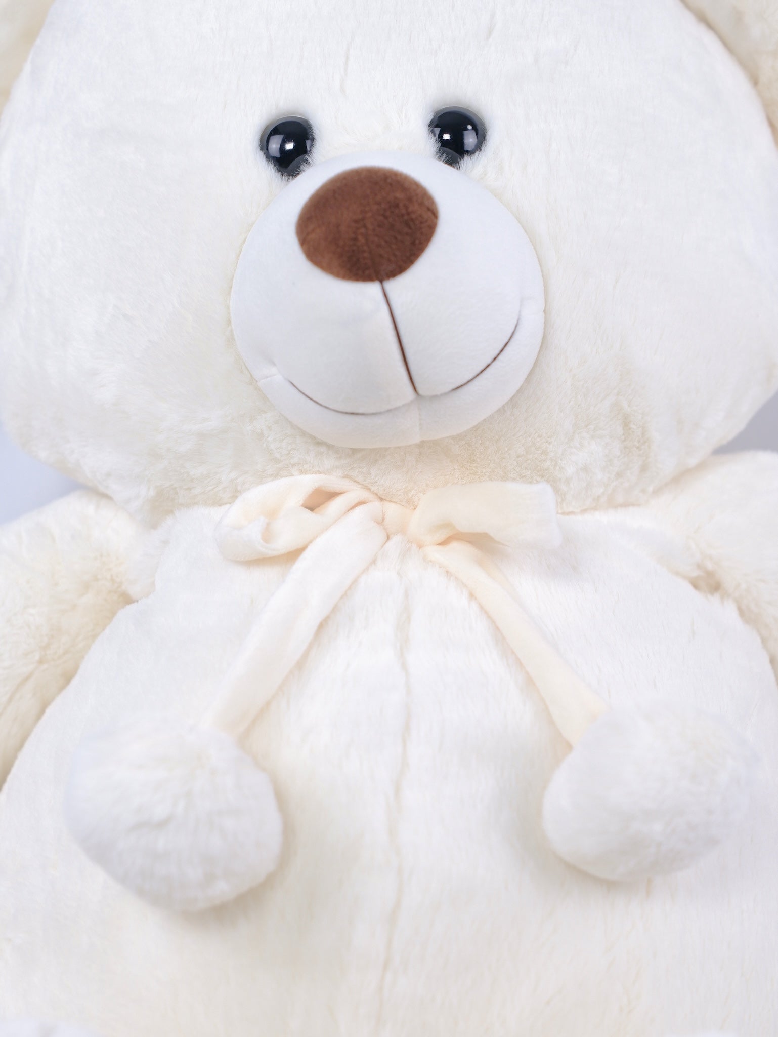 Light Cream Teddy Bear - Farm-Sook Flowers & Coffee