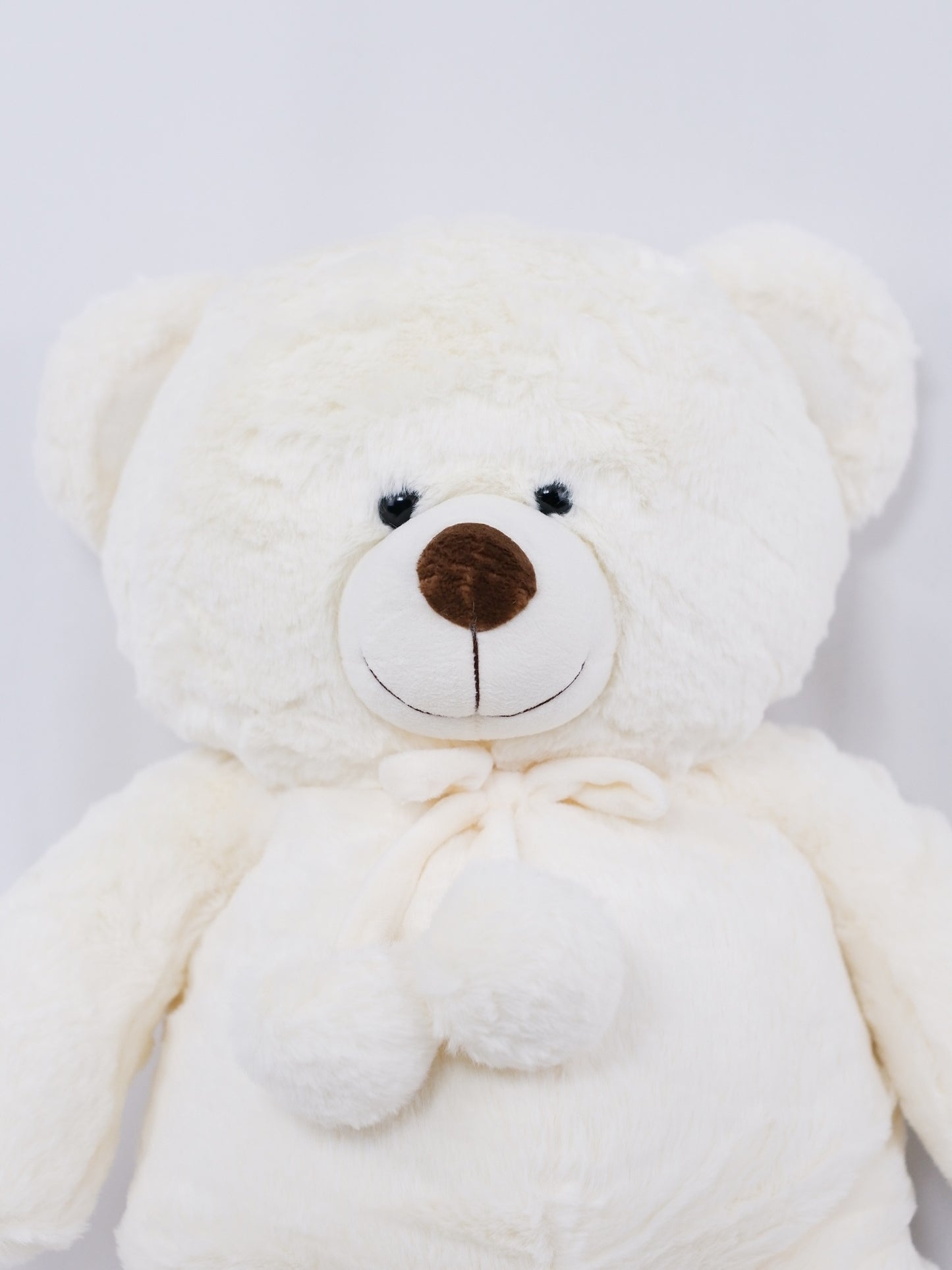 White Teddy Bear - Farm-Sook Flowers & Coffee