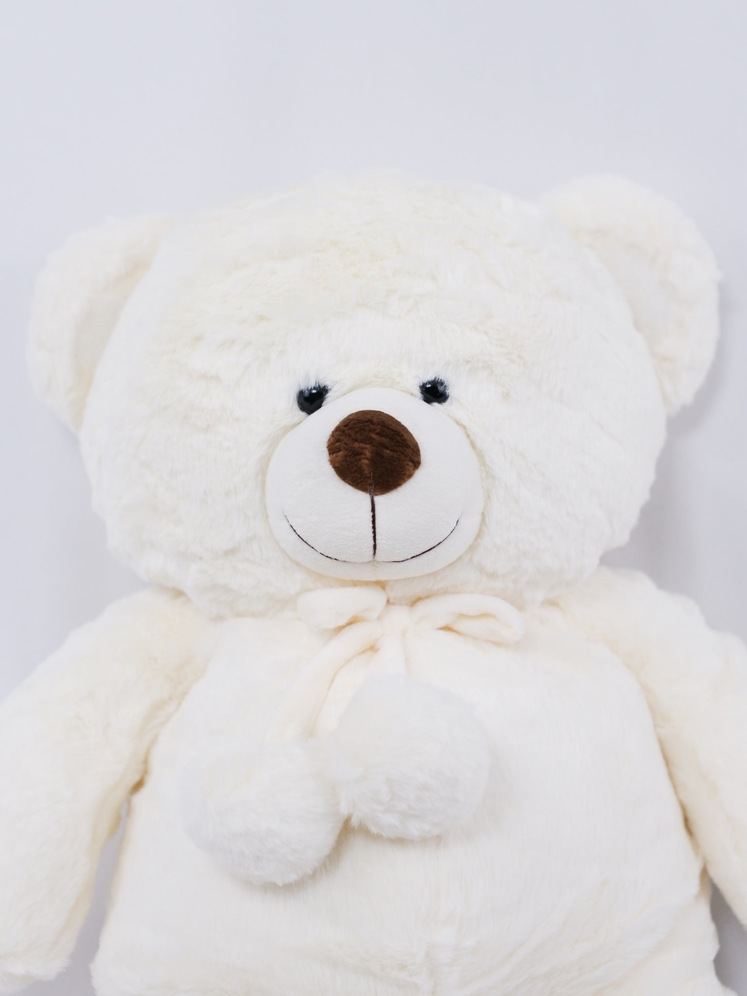 White Teddy Bear - Farm-Sook Flowers & Coffee