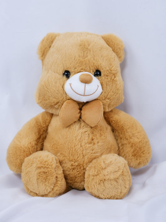 Smiling brown 15in teddy bear - Farm-Sook Flowers & Coffee