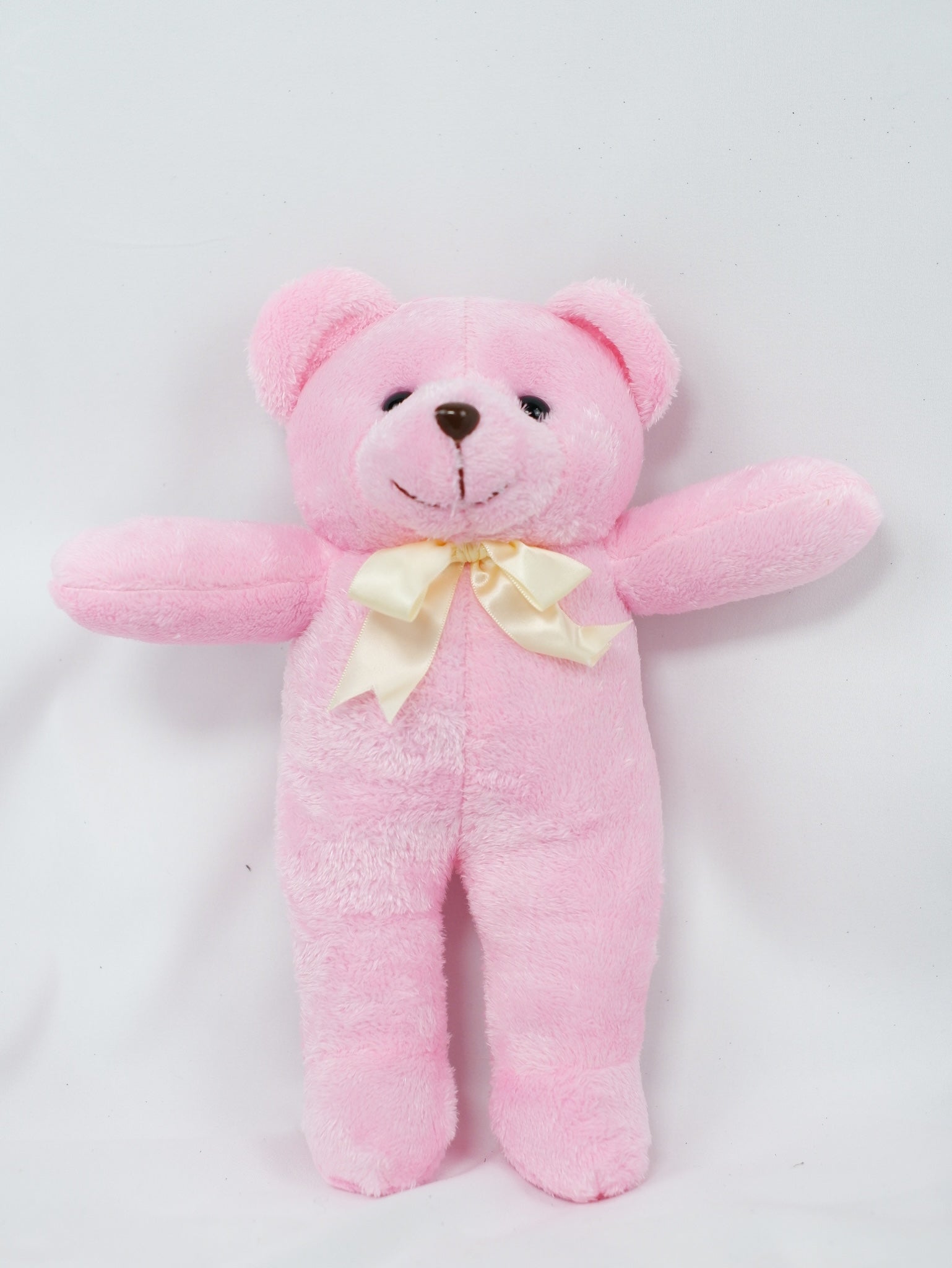 12in Pink Teddy Bear - Farm-Sook Flowers & Coffee