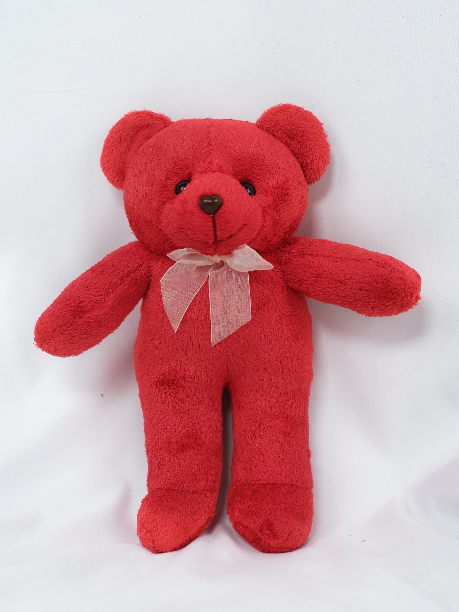 12in Red Teddy Bear - Farm-Sook Flowers & Coffee