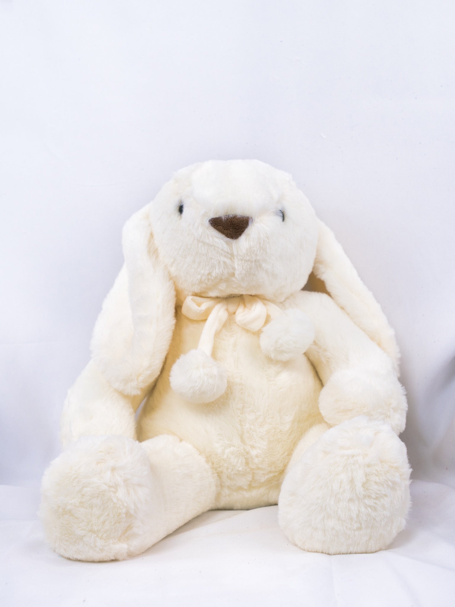 Cream colored plush bunny - Farm-Sook Flowers & Coffee
